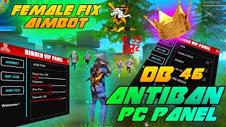 NEW PC 💻 PANEL FOR FREE AIMBOT FREE FIRE 🎯 SNIPER AIMBOT  100 ANTIBAN ✅  FREE FIRE PC PANEL [upl. by Fried31]