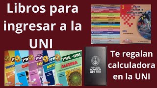 LIBROS PREUNIVERSITARIOS PARA INGRESAR A LA UNI ING CIVIL [upl. by Willcox652]