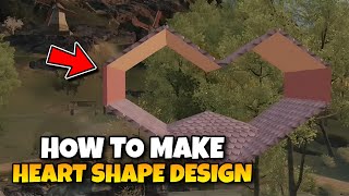 HEART SHAPE DESIGN Tutorial in Garena Undawn  How to make Heart Shape Design in Garena Undawn [upl. by Elleniad302]