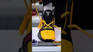 How to tie NIKE ZOOM KOBE 5 BRUCE LEE shoes nike basketball kobe [upl. by Hartzel634]