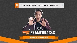 10 TIPS VOOR HET LEREN VAN JE EXAMEN  Examenhacks [upl. by Aleihs]