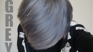 How to Dye Your Hair SilverGrey THE SAFE WAY [upl. by Frank]