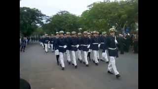 Desfile del 25 de Mayo 2014 Liceo Naval Militar Almirante Storni [upl. by Bagley238]