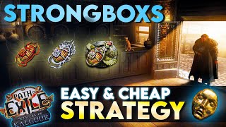 POE Settlers 3 25  Easy Strongbox Farming Strategy [upl. by Einwat]