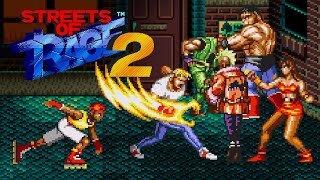 Streets of Rage 2 1992 SEGA  Arcade  2 Players Axel and Blaze TAS [upl. by Drummond]