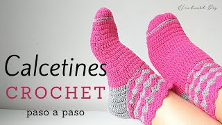 Cómo tejer medias o calcetines a crochet [upl. by Robinia460]