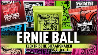 Ernie Ball Elektrische Gitaarsnaren  Alles wat je wil weten I Bax Music [upl. by Hanser]