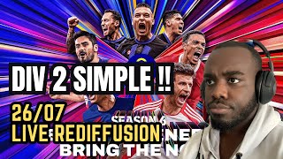 🔴 eFootball 2024 live  La div 2 est a MOOIII  Ps5 [upl. by Arrec388]