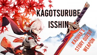 Kagotsurube Isshin Cursed Sword  Genshin Quick Guide [upl. by Akemyt]