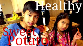 SWEET POTATO FRIES using Air Fryer  Filipino Taste [upl. by Alba464]