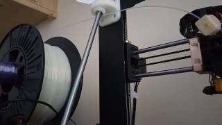 Wanhao i3 v21  Z Wobble demonstration [upl. by Shipp469]