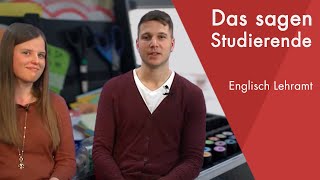 quotDas sagen die Studierendenquot  Englisch Lehramt studieren [upl. by Geier]