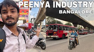 Peenya Industry Bangalore Metro Station Market Industrial Area Red Light Area Offices Rooms All Tour [upl. by Elyr591]