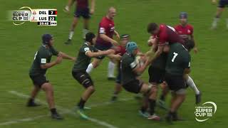 Delta v Lusitanos  Highlights Rugby Europe Super Cup [upl. by Arney]