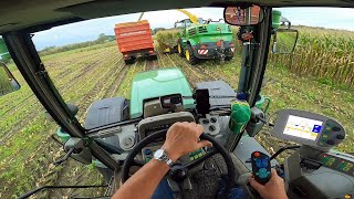 Cab View  Fendt 916 TMS  Mais Silage [upl. by Aceber596]