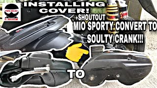 MIO SOULTY CRANKCASE TO MIO SPORTY PWEDE KAYA ll SHOUT OUT ll PAPSJAYJAYMOTOVLOGS [upl. by Nic]