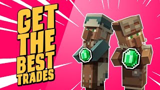 GET THE BEST TRADES Minecraft Villager Trades are OP [upl. by Nickles]