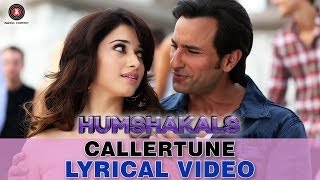 Caller Tune  Humshakals Lyrical HD Video song ft Saif Tamannaah Bipasha Riteish [upl. by Tu]