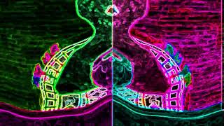 HICKORY DICKORY DOCKNURSERY RHYMES FLOW EFFECTS WITH NEON AND COLOR CHANGER [upl. by Nednyl249]