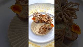 Panna cotta salata ai finferli 🍄🍂 food chef short [upl. by Meela414]