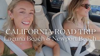 MY DREAM CALIFORNIA ROAD TRIP 🦀🌞 Laguna Beach Newport Beach amp Pelican Hill Resort 🤎🤍 [upl. by Selwin]