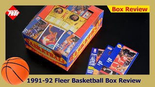 199192 Fleer Basketball Box Review [upl. by Richara]