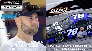 Shane Van Gisbergen To Trackhouse Racing In 2024  Zane Smith To Trackhouse Racing In 2024 [upl. by Brause]