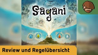 Sagani  Brettspiel – Review und Regelübersicht [upl. by Yorztif]