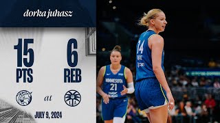 Dorka Juhász Scores 15 Points in Win Vs Los Angeles Sparks  070924 [upl. by Yessak]