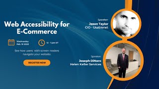 Web Accessibility for ECommerce A Blind Customers Perspective [upl. by Tommy]