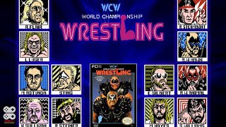 WCW Wrestling NES  The First WCW Video Game [upl. by Burwell]