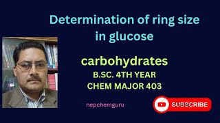 determinationofringsizeinglucosecarbohydrateschemmajor403bsc4thyearorganicchemistry [upl. by Schlesinger191]