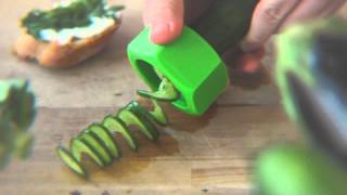 Cucumbo  spiral slicer httpwwwmonkeybusinessusacom [upl. by Kachine]