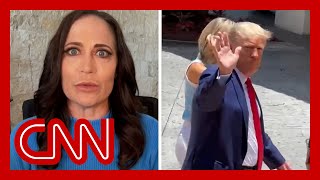 Grisham Trump ‘absolutely dejected’ heading to arraignment [upl. by Lunetta797]