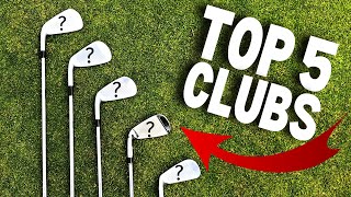 The TOP 5 Forgiving GOLF CLUBS For EVERYONE OF 2022 [upl. by Adnav129]