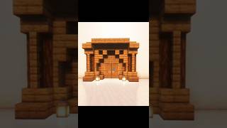 Minecraft DOUBLE DOORWAY Design Ideas Part 4 shorts minecraft entrance build [upl. by Weissman175]