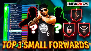 TOP 3 BEST SMALL FORWARD BUILDS ON NBA 2K25 MOST OVERPOWERED BUILDS ON NBA 2K25 [upl. by Chabot575]