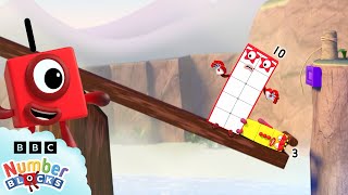 Master Balancing Numbers Higher or Lower  Learn to count  Maths game for Kids  Numberblocks [upl. by Annunciata271]