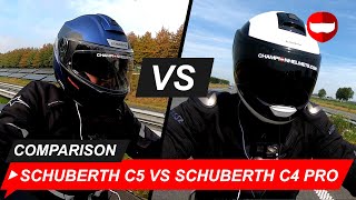 Schuberth C5 vs Schuberth C4 PRO  Review  RoadTest  Champion Helmets [upl. by Anamor]