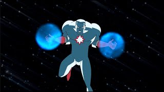 Captain Atom DCAU Powers and Fight Scenes  Justice League Unlimited [upl. by Seeto817]