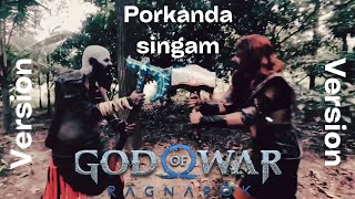 Porkanda Singam Tamil Gaming God of War Ragnarok Intro Version  notuforever tamilgaming [upl. by Eneg]