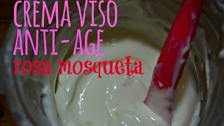 crema viso rosa mosqueta idratante e anti age fai da te [upl. by Nnadroj]