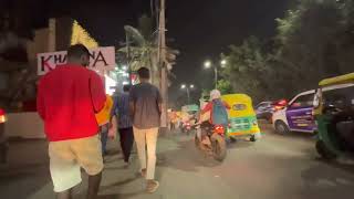 Marathahalli bridge to Vinayaka theatre 4K Marathahalli Bangalore  Walk In The Streets [upl. by Pierette845]