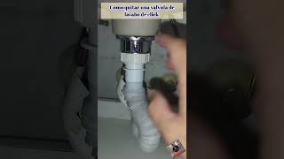 Haz esto para desmontar una válvula de lavabo de click ⚠️ tips bricolage hazlotumismo tutorial [upl. by Dev]