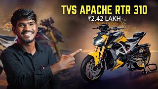 TVS Apache RTR 310 Launched at 242 Lakh 🔥  Onroad Price   Worth For Money [upl. by Aysan922]