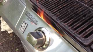 Flame Coming Out The Front Of My Grill  5292013 [upl. by Kcirret322]