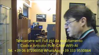 Telecamera spia wifi in full HD da nascondere [upl. by Ahsier]