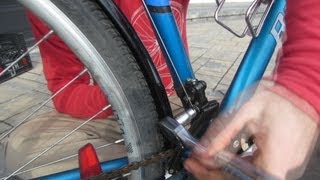 How to Replace and Adjust the Front DerailleurShifter Cable on a Bicycle [upl. by Anillehs234]