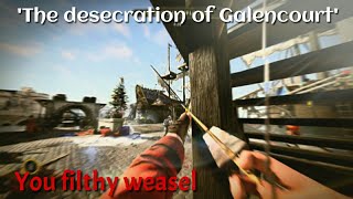 Chivalry 2 PS5 You filthy weasel 🤪 archer gameplay on Galencourt [upl. by Neerhtak668]