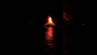 Spectacular Anak Krakatau Krakatoa Volcanic Eruption Footage 22122018 [upl. by Ainolopa]